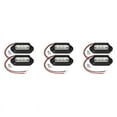 6Pcs 12V LED Number License Plate Light for Car Boats Motorcycle