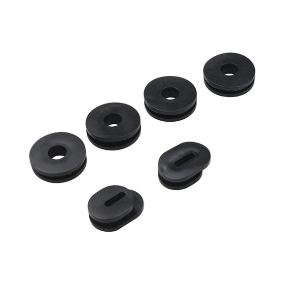 6Pcs/12pcs Motorcycle Side Panel Fairing Washer Spacer Fairing Side Cover Grommets for GS125 Replacement Rubber Gasket