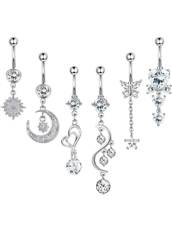 Magnetic Belly Button Rings 6291