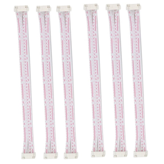 6Pcs 18Pin Signal Cable 2X9 Pins Miner Connect Date Cable for Antminer S9 S7 L3 Machine,Communication Spacing 2mmx155mm,6 x Connect Signal cable for Antminer miner,White&red