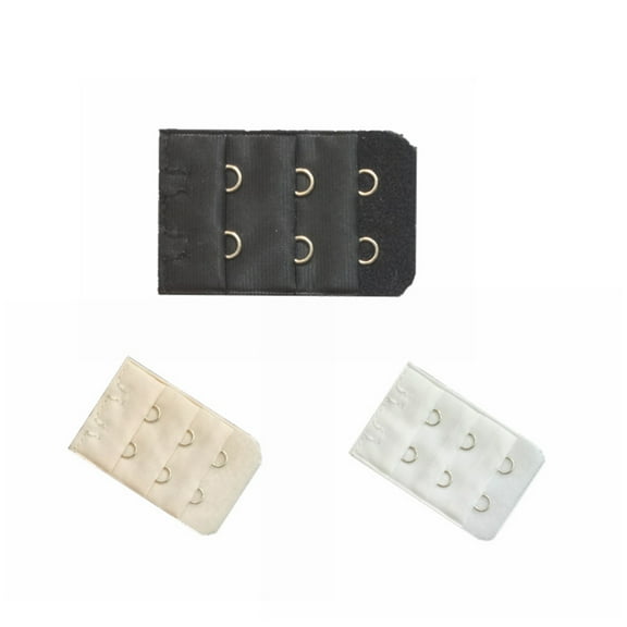 6Pcs 2 Hooks Adjustable Underwear Strap Extension Bra Buckles Extenders