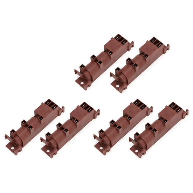 6Pcs 220V Gas Stove AC Pulse Igniter with 4 Terminals Gas Water Heater