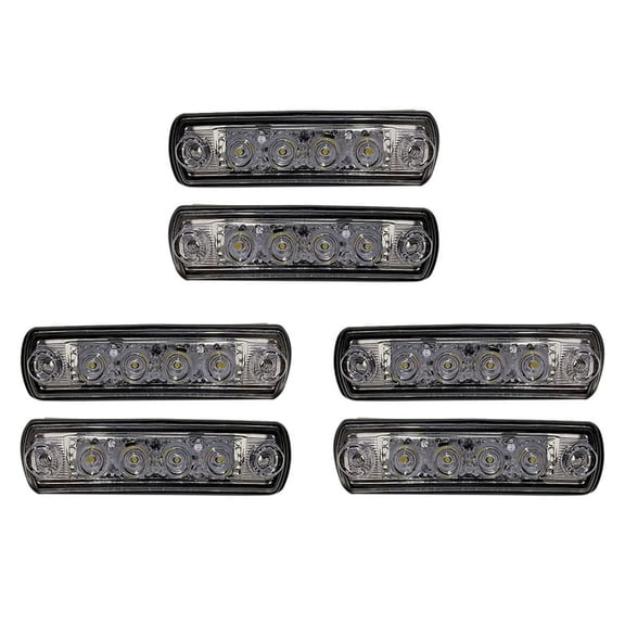 6Pcs 24V Truck LED Sun Visor Light Sunshade Light for MAN Truck TGX Truck TGS 81252606121