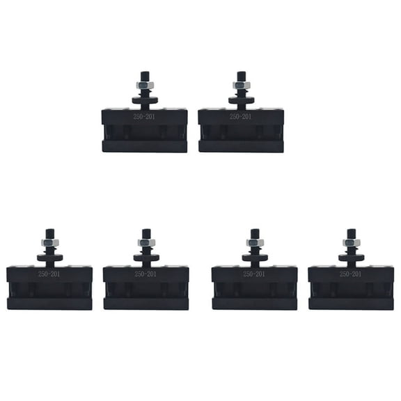 6Pcs 250-201 Quick Change Tool Holder Turning and Facing Tool Holder for Lathe Cutter Cutting Tool Bits