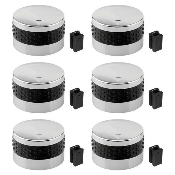 6Pcs 3/5/6PCS Premium Gas Grill Control Knobs - Replacement for BBQ Grills, Easy to Smile Home