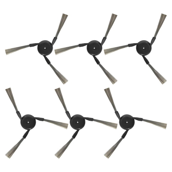 6Pcs Universals 3 Armed Side Brushes for 40/40 Professional Sweeper Replacement Spare Part for Sweeping & Garbage