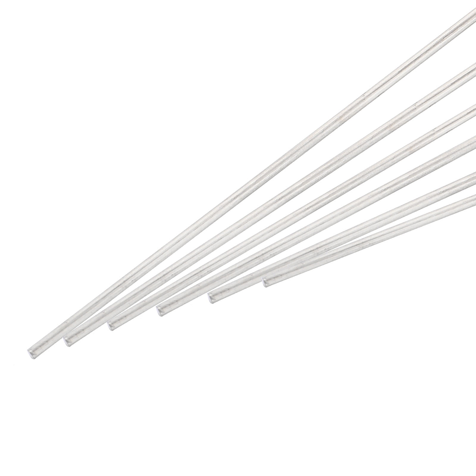 5pcs 304 Stainless Steel Round Rods - 2.5mmx300mm Solid Bars For DIY Crafts & Models