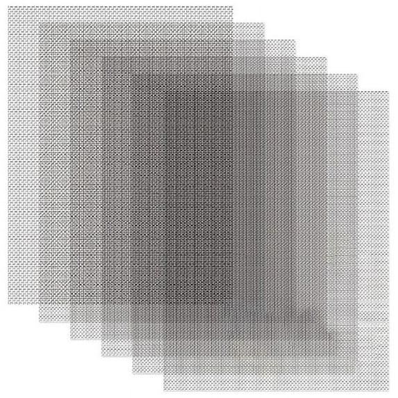 6Pcs 30x21cm Wire Mesh,20 Mesh Stainless Steel Mesh,Rust Metal Mesh Screen for DIY Projects,Vent,Filter Mesh,Garden