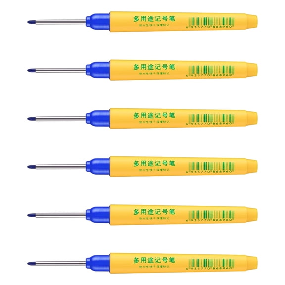 6Pcs 33mm Long Nose Marker Industrial Tool for Ceramic Marking