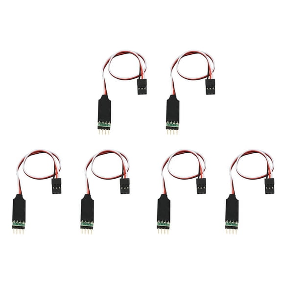 6Pcs 3CH 3-Channel LED Lamp Light Control Switch Panel for 1/10 1/8 RC Model Car SCX10 Trx4