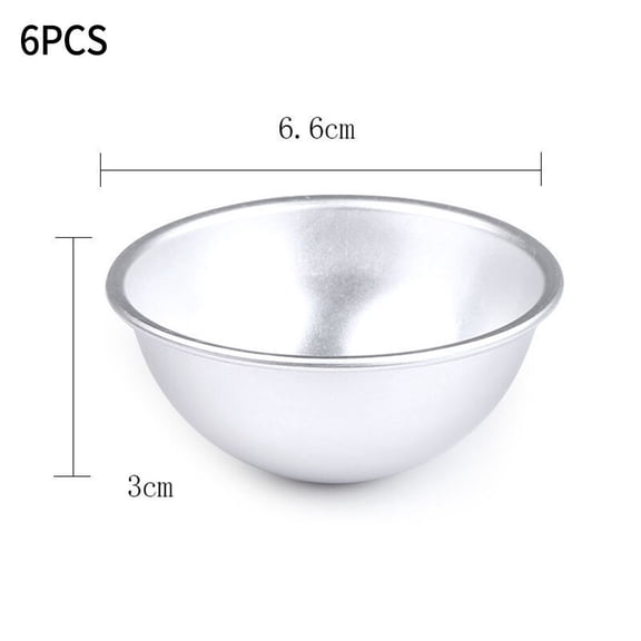 6Pcs 3D Bath Bomb Molds Half Ball Cake Moulds Chocolate Baking Pan Create Cake Tool For Special Occasion Kitchen Supplies