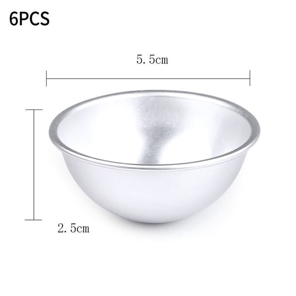 6Pcs 3D Bath Bomb Molds Half Ball Cake Moulds Chocolate Baking Pan Create Cake Tool For Special Occasion Kitchen Supplies