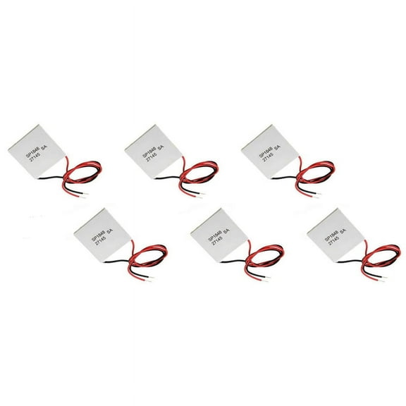 6Pcs 40X40mm Thermoelectric Power Generator SP1848-27145 Peltier TEG Module
