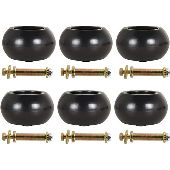 6Pcs 5" Anti Scalp Deck Wheel with Kit Exmark Mower 103-7263 109-2098 1-603299