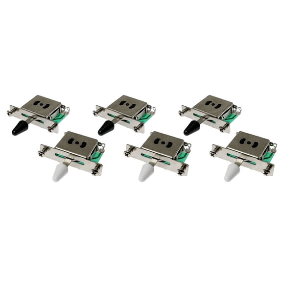 6Pcs 5 Way Pickup Selector Toggle Switch for /SQ Series Electric Guitar Shift Switchs,6 x Guitar Shift Switchs,As Shown