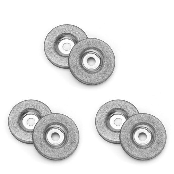 6Pcs 50mm Diamond Grinding Wheel Circle Disc for Electric Multifunctional Sharpener Grinder Sharpening Accessories