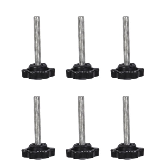 6Pcs 5mm Thumb Screw Knob Replacement Industrial Screws Ergonomic Knob