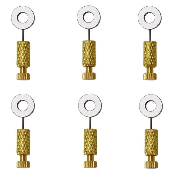 6Pcs (6-12mm/0.24-0.47In) Leather Suture Positioning Needle Handmade Tools Leather Making Stitching Fixed Stitches