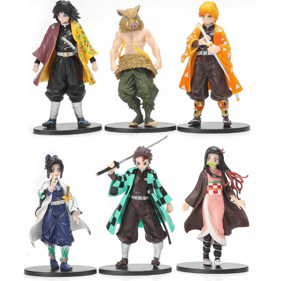6Pcs 6.3" Anime Action Figures Set | Collectible Decoration & Gift Figurines