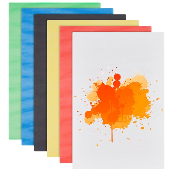 6Pcs 6 Colors Foam Boards 12x7.8inch Craft Foam Sheets 5mm Thick DIY Insulation Foam Sheets for Models Sculptures DIY Arts Crafts Display Use