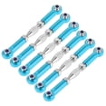 thumbnail image 1 of BESTOYARD 6Pcs Premium Metal Adjustable Rod Linkage for Rc Car Blue Upgrade, 1 of 5