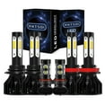 thumbnail image 1 of 6Pcs 9005 H11 9145 LED Headlight Bulbs Combo Fog Light For Ford F150 2015-2021,k9, 1 of 12