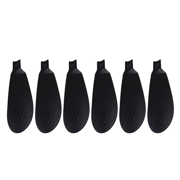 6Pcs ABS Fan 22.50Cm Length For 40W E27 Hanging Fan Light Replacement Parts