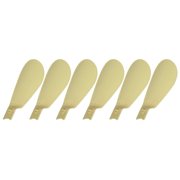 6Pcs ABS Fan Blades For 30W E27 Fan Light Replacement Small Ceiling Light for Bedroom Living Room Energy Saving