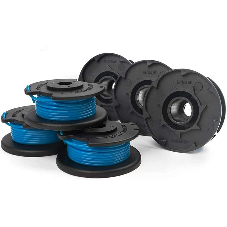 6Pcs 30ft .065 Line String Trimmer Spool for Black and Decker AF