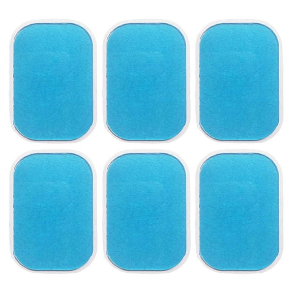 6Pcs Abs Stimulator Gel Pads Replacement Suitable for All Abdominal Belts for Effective Muscle Toning