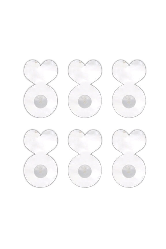 6Pcs Acrylic Large Studs Backings Multifunctional Earlobe Supports Stylish Adjustable Earring Lifter Ear Accessory Charm