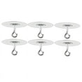 thumbnail image 1 of 6Pcs Adhesive Ceiling Hooks for Popcorn Concrete Textured Ceiling Wall , No Drilling Se_wm25, 1 of 4