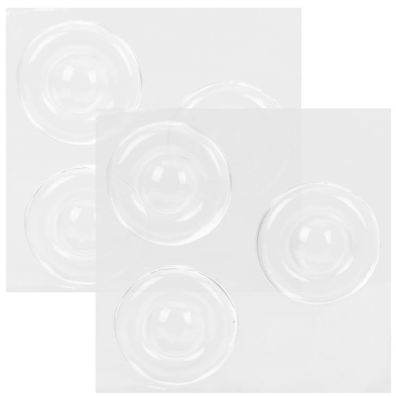 MERRYHAPY 6-Pack Transparent Silicone Wall Protector Pads for Anti-Collision and Furniture