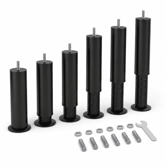 6Pcs Adjustable 8-12 Inch Heavy Duty Metal Bed Frame Replacement