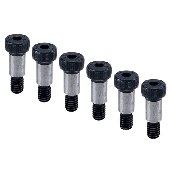 6Pcs Alloy Steel Hexagon Socket Head Shoulder Screw Bolt 3/8" Shoulder Dia,5/8" Shoulder Length,5/16"-18 UNC Thread