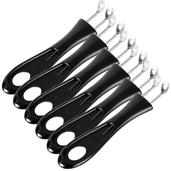 TABLZONE Replacement Handle Black Plastic 6Pack 5.4X0.8X0.8In Easy to Remove