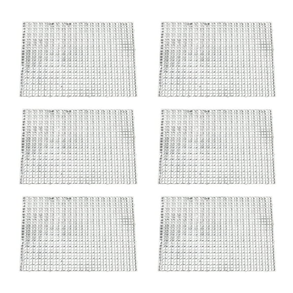 6Pcs Aquariums Dividers Plastic Grids Aquariums EggCrate Light Diffuser Fishtank Divider Filter Bottom Isolation Board