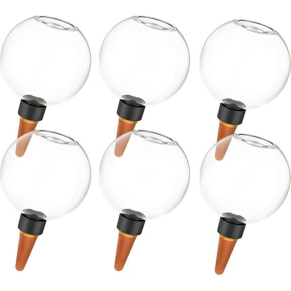 6Pcs Automatic Watering Globes,Insert Plantings Self Watering Planter,Easy to Use,Indoor Garden Drip Irrigation Plant Watering Devices with Slow Release Control
