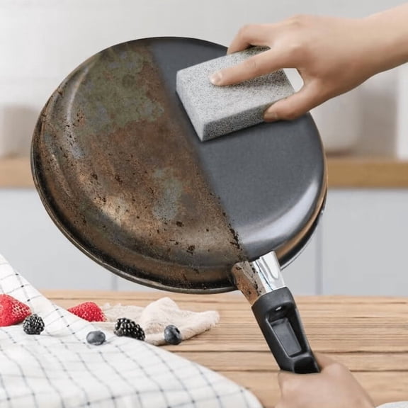 6Pcs BBQ Grill Clean Brick Block Barbecue Cleaning Stone BBQ Racks Stains Grease Cleaner Gadgets Kitchen BBQ Tools