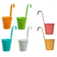 6Pcs Balcony Hanging Flower Bucket Creative Flowerpot Pendant Small