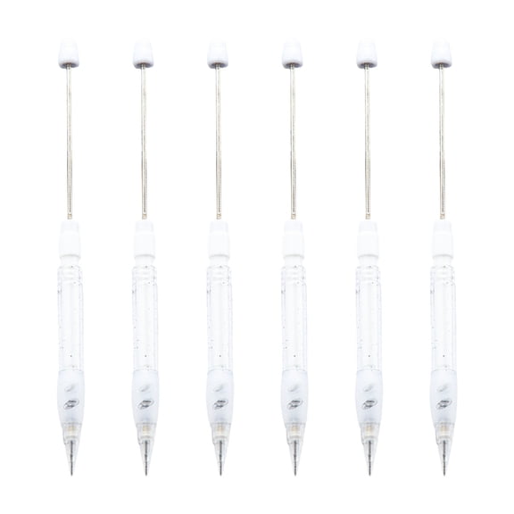 6Pcs Beadable Drawing Automatic Pencil 0.5mm Beadable Drawing Mechanical Pencil
