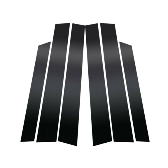 6Pcs Black Window Door Post Pillar Cover ing Trim for Honda CR-V 2007-2011