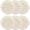 thumbnail image 1 of 6Pcs Bread Basket Liner Cloth 9 Inch Round Bread Proofing Basket Cloth Liner Baking Dough Basket Cover Natural Rattan Banneton Proofing Cloth for Sourdough Bakery Home Baking Supplies, 1 of 8