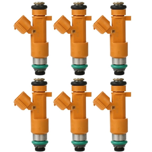 6Pcs CCIYU 4 Holes Fuel Injector Kits fit for 2008-2013 for INFINITI for G37 3.7L, 2011-2013 for INFINITI for M37 3.7L, 2008-2017 for Nissan for 370Z 3.7L FJ1016,16600EY00A