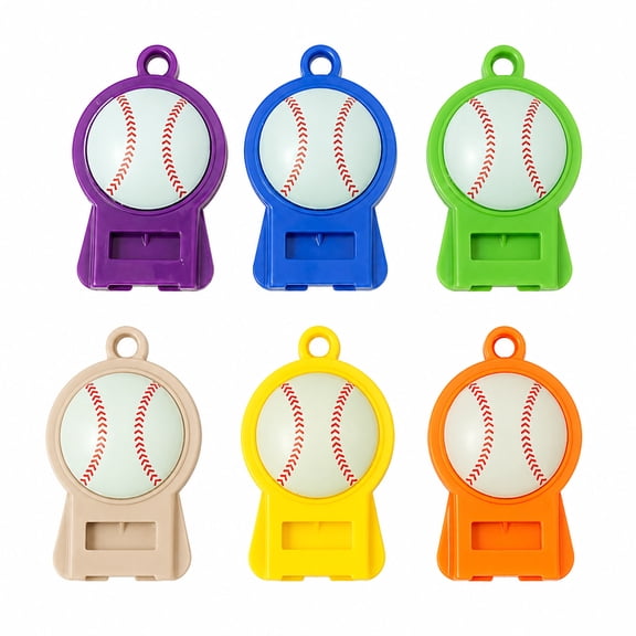 6Pcs Can Tab Opener, Baseball Pattern Handy Soda Ring Puller for Drinks, Creative Beverage Bottle Opener Tool, Lightweight Accessory for Bar