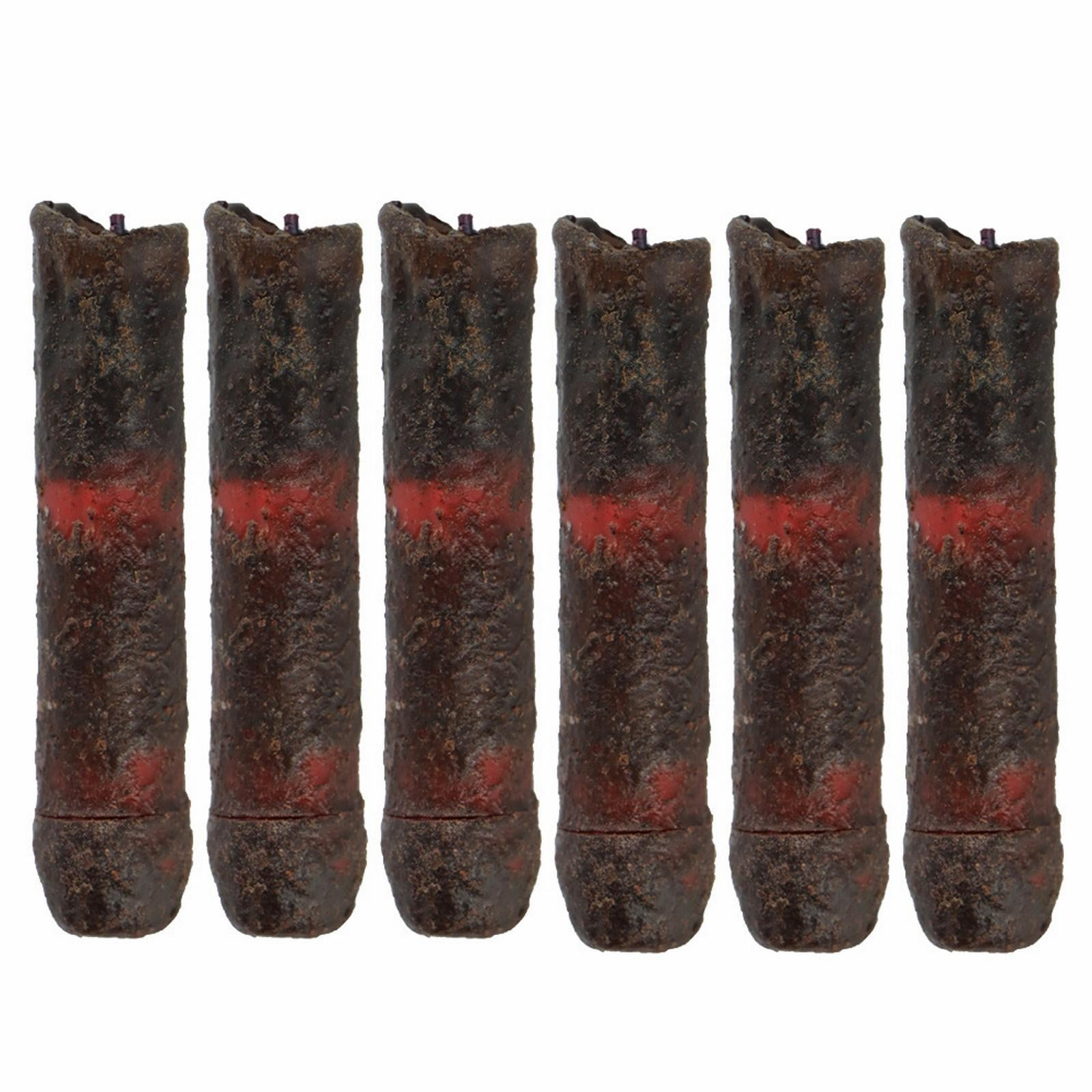 6Pcs Candles Led Taper Candles Real Wax Pillar Brightly Realistic