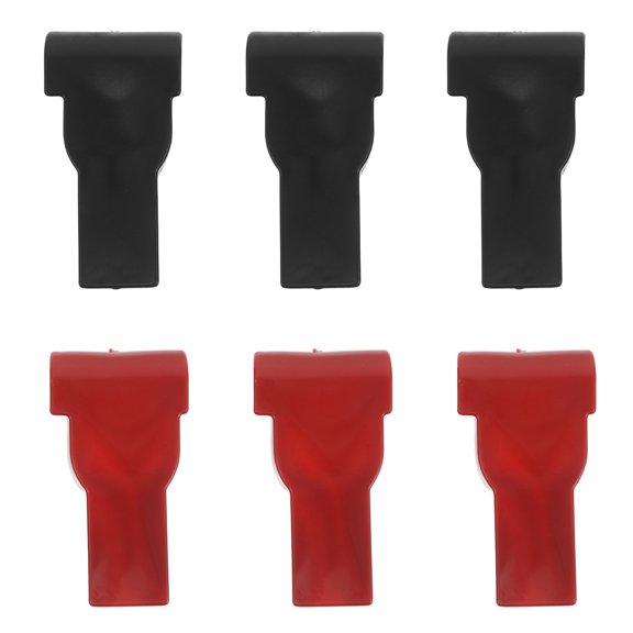 6Pcs Car Battery Terminal Cover Caps Rubber Post Protectors for Automotive Use