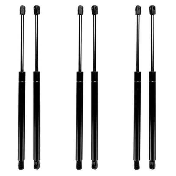 6Pcs Car Rear Boot Gas Spring Prop Lift Support for I10 (PA) Hatchback 2007-2015 GSHI0515-A,6 x Rear Tailgate Boot Gas Struts,black