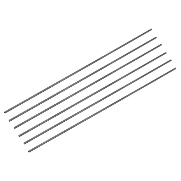 6Pcs Carbon Fiber Tubes 3 x 4 x 400mm Pultruded Carbon Round Tubing for RC Airplane Quadcopter Multicopter