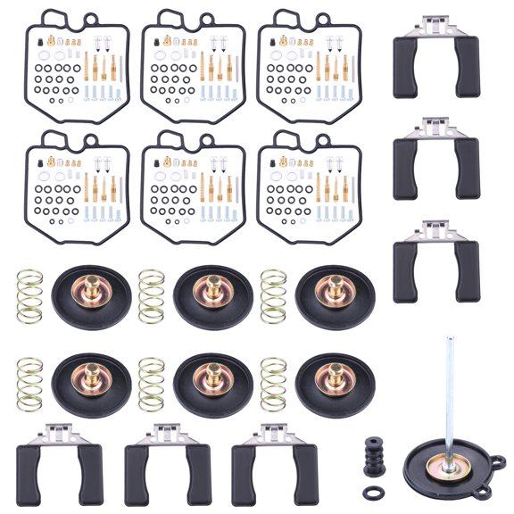 6Pcs Carburetor Rebuild Kit for Honda CBX Super Sport 1979-1982 Replaces H002-6-CV-6